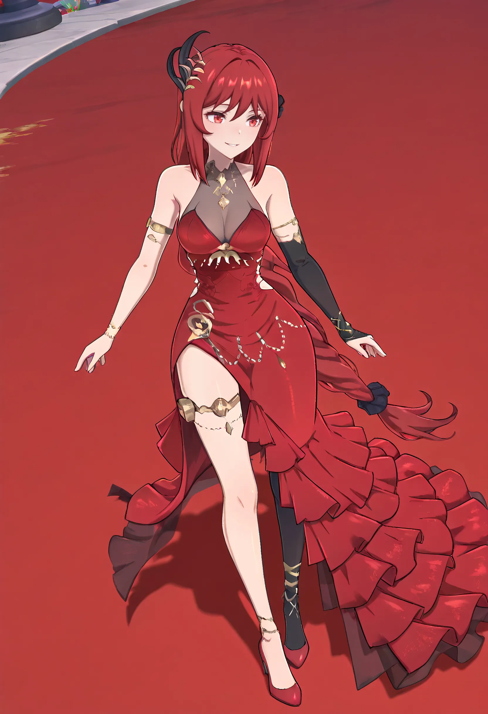 Preview of Scarlet_Wish_Chestnut_Rose LoRA
