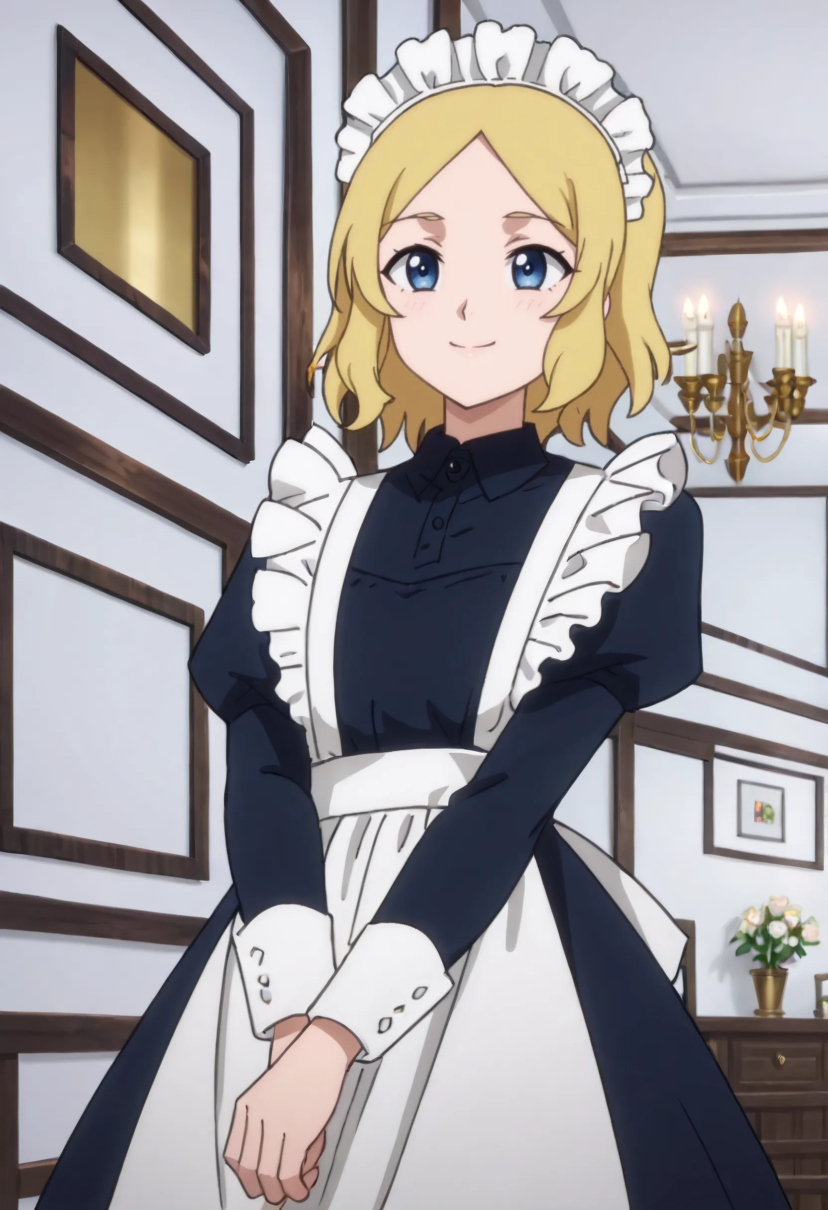 Preview of BlondeMaid LoRA