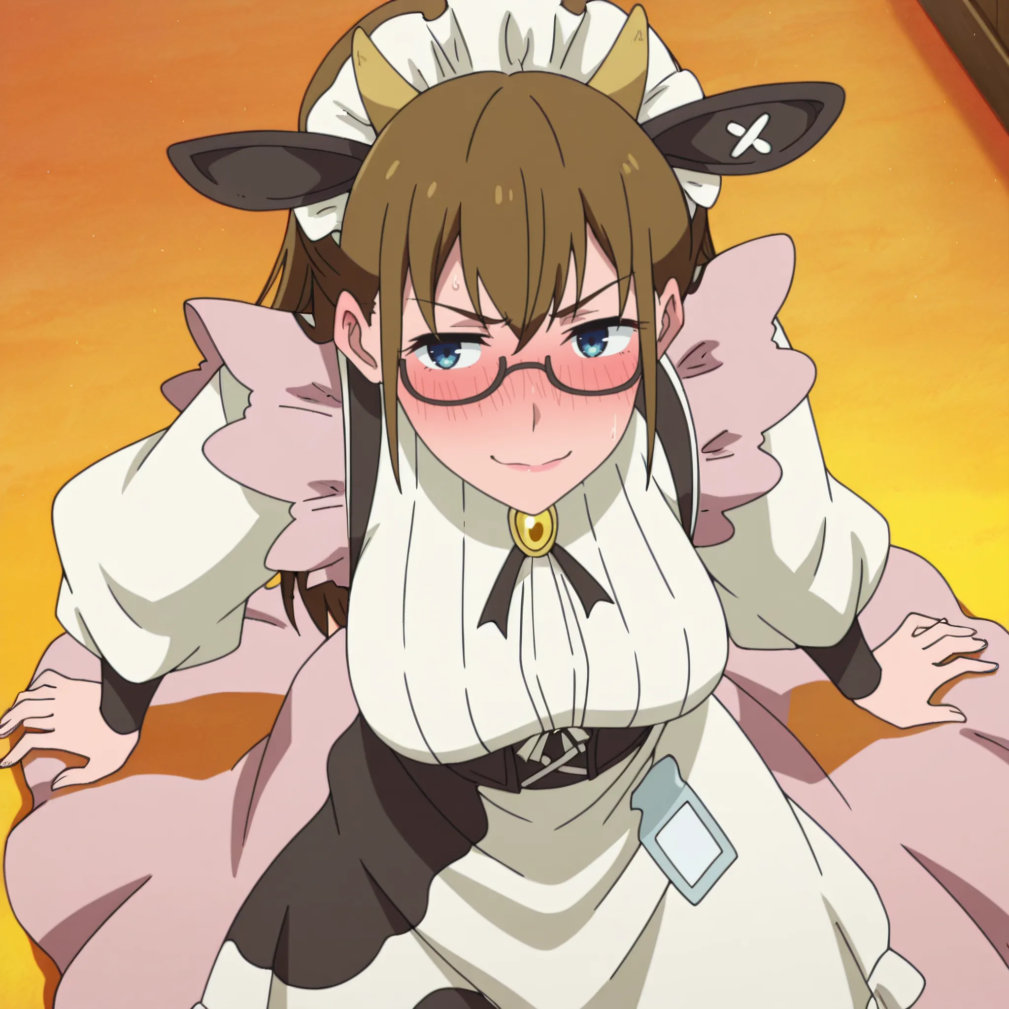 Preview of Cow_Maid LoRA