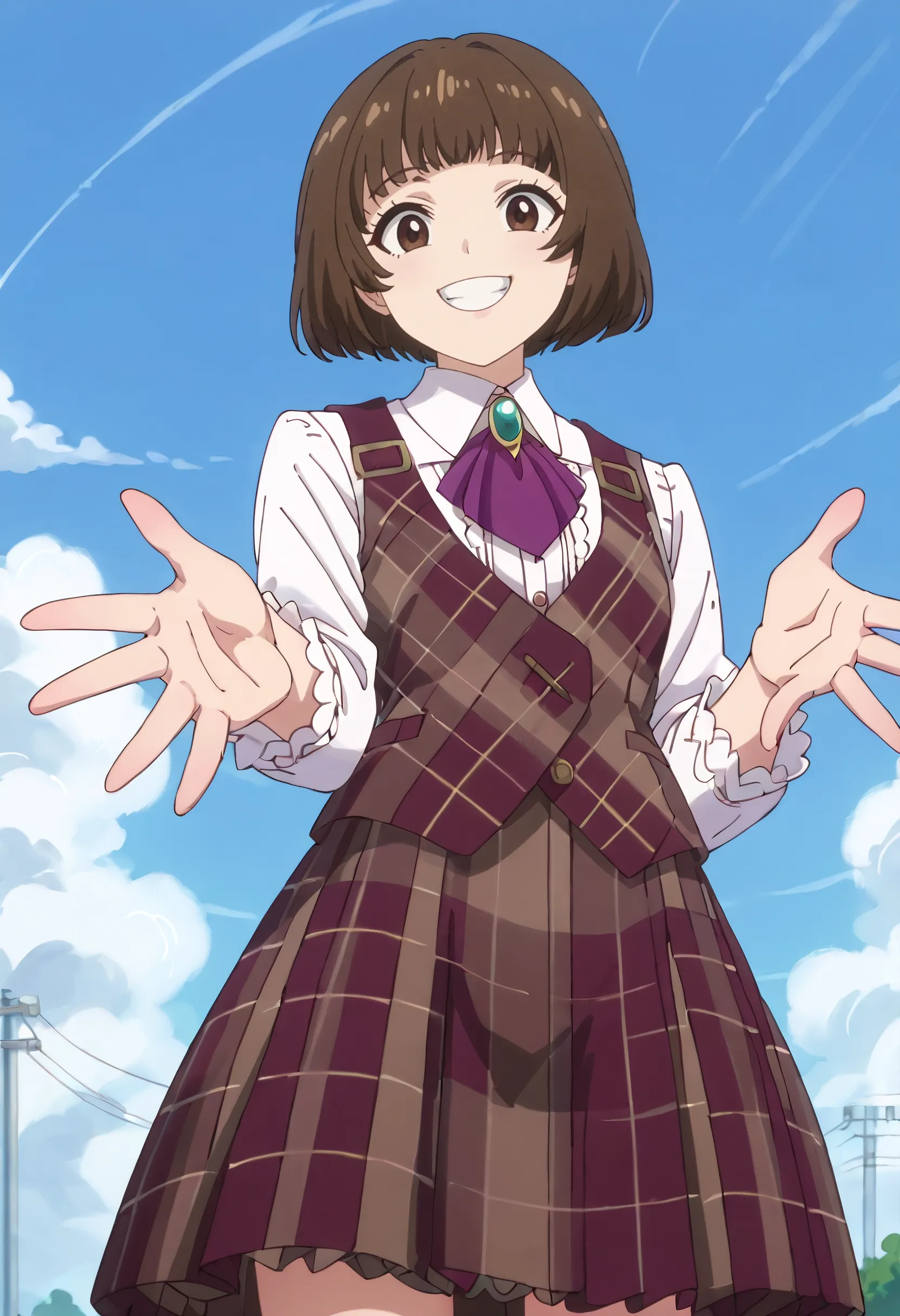 Preview of Receptionist LoRA