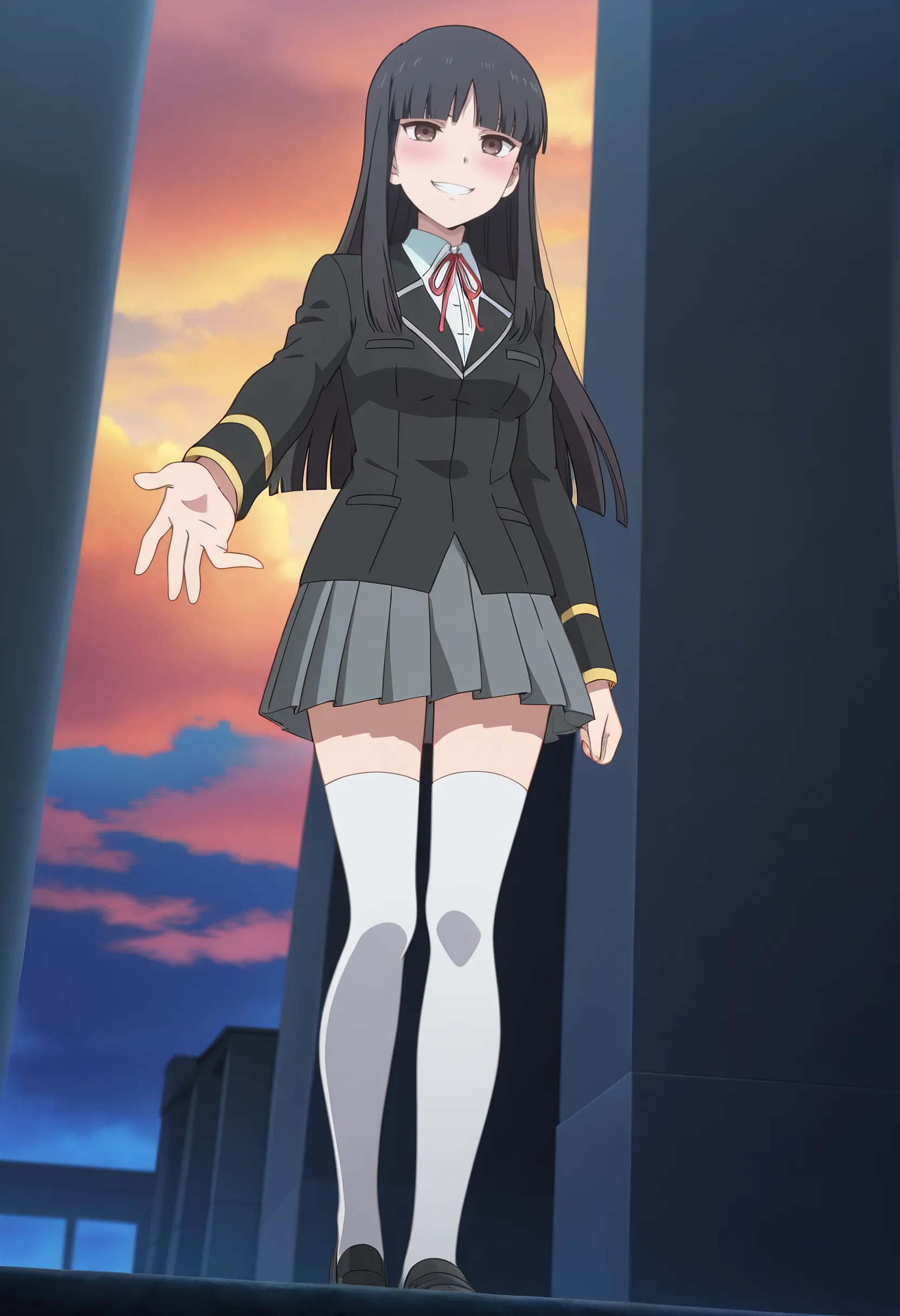 Preview of Black-haired_follower LoRA