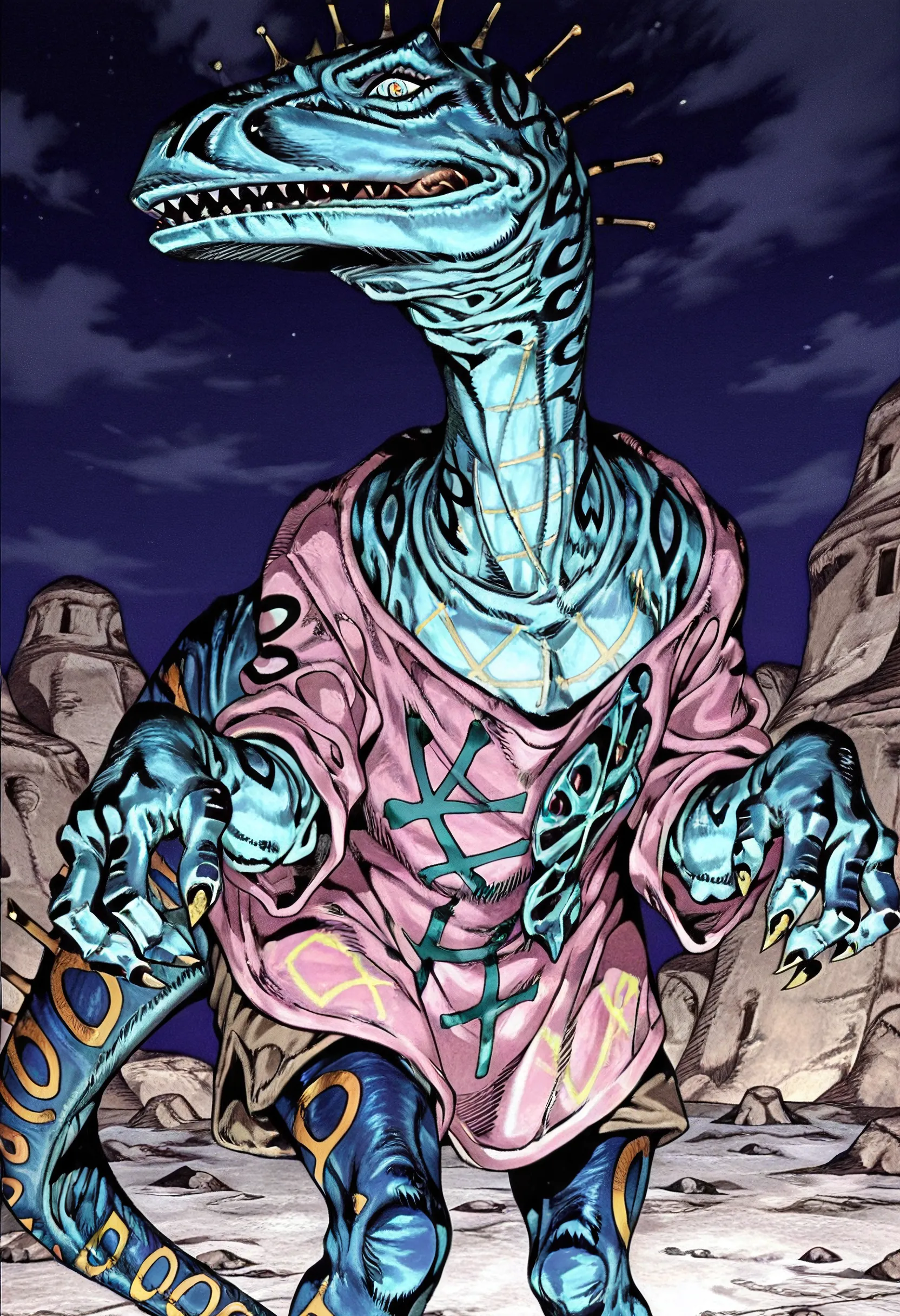 Preview of Scary_Monsters_Stand LoRA
