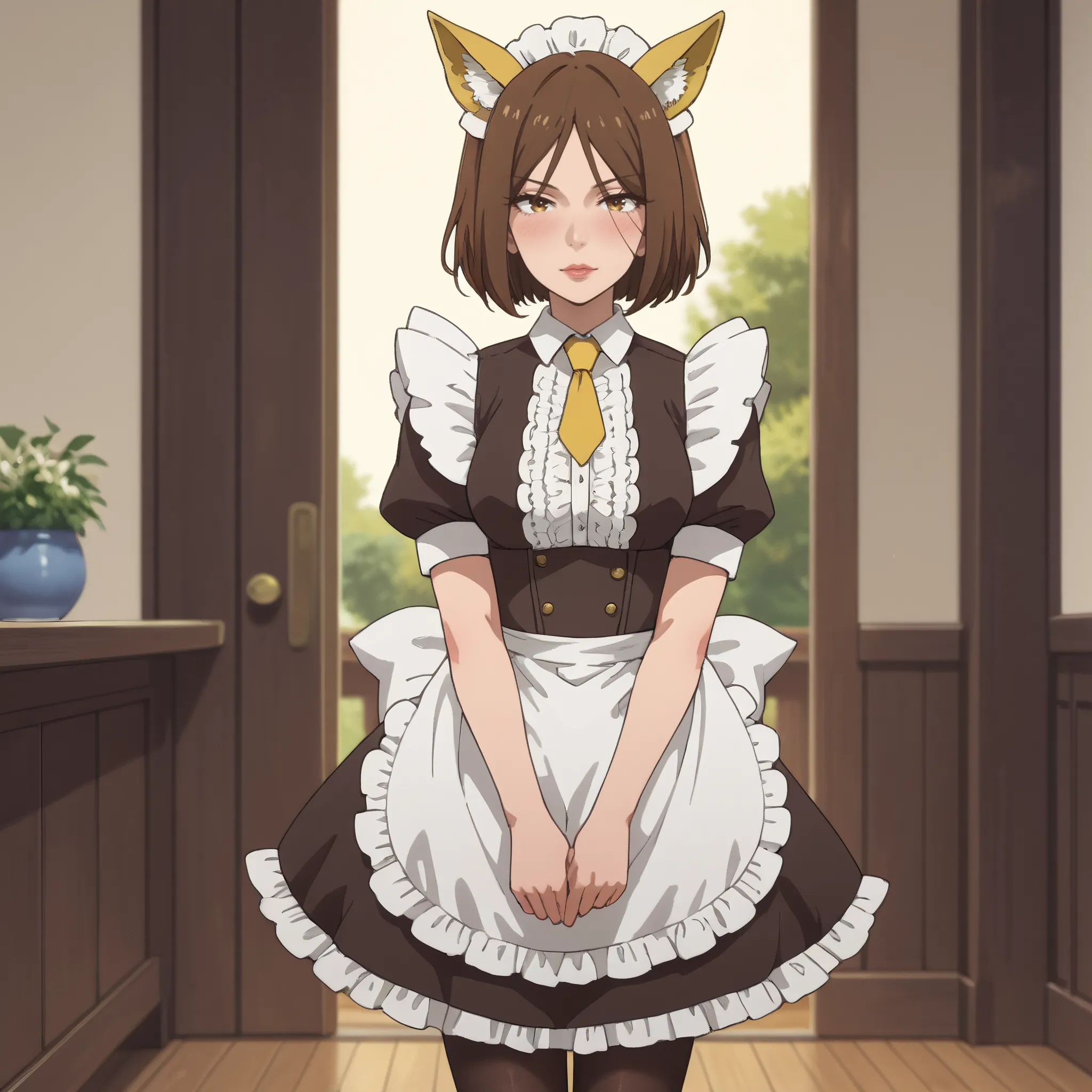 Preview of Kon-Kon_Cafe_Manager LoRA