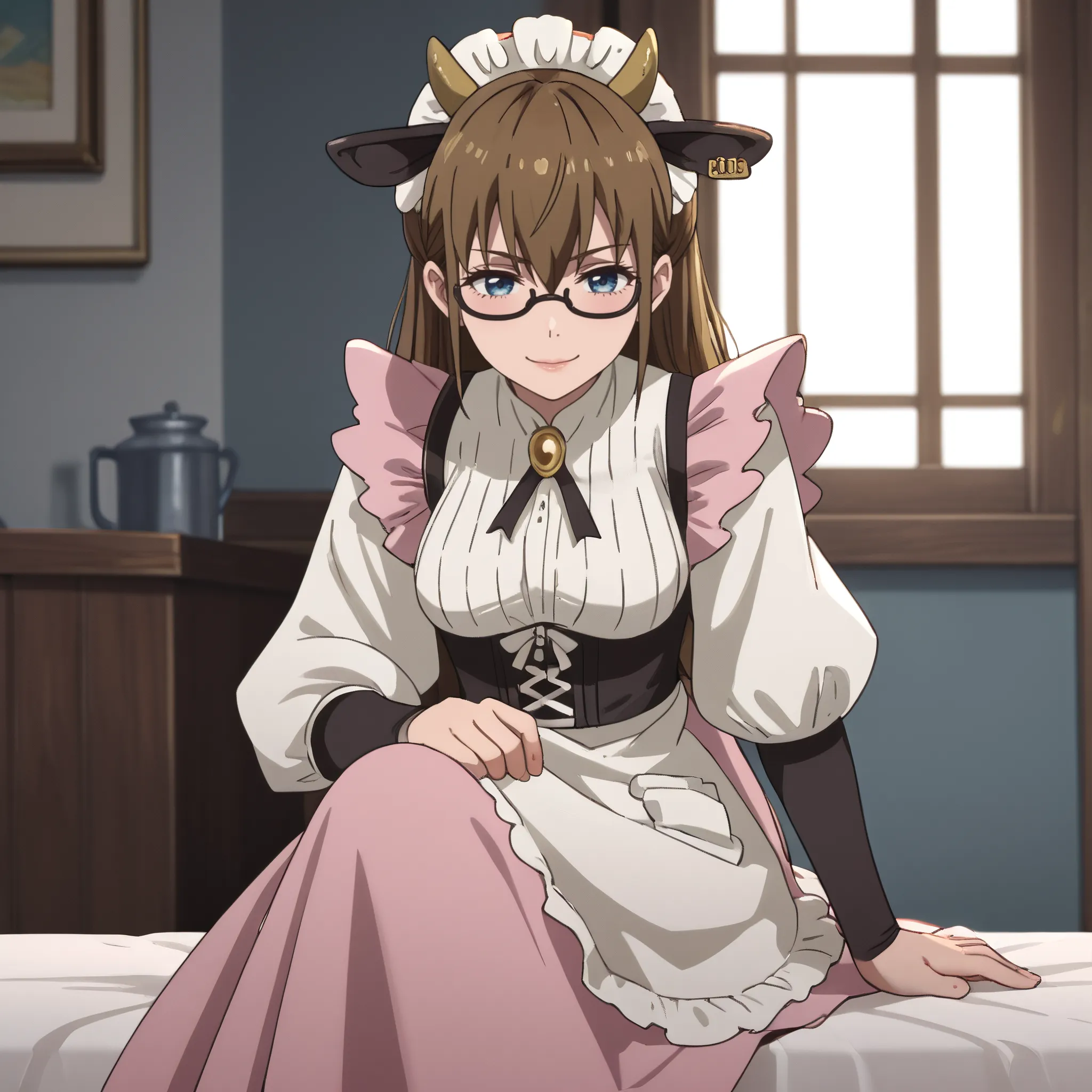 Preview of Cow_Maid LoRA