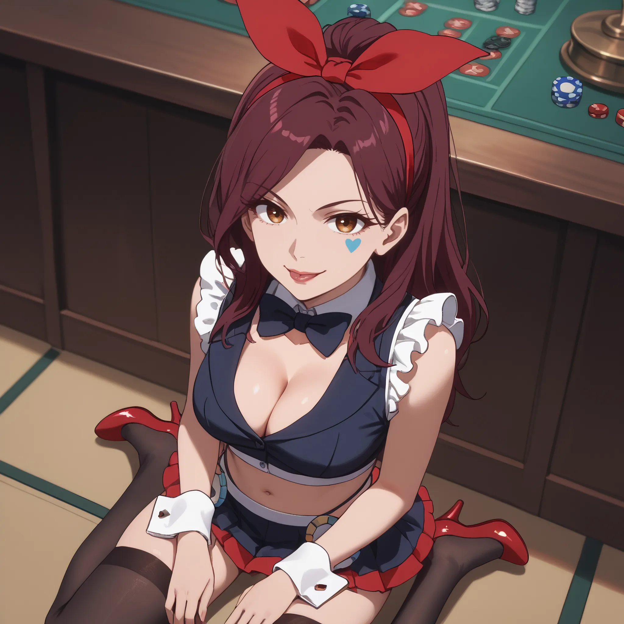 Preview of Card_Dealer_Maid LoRA