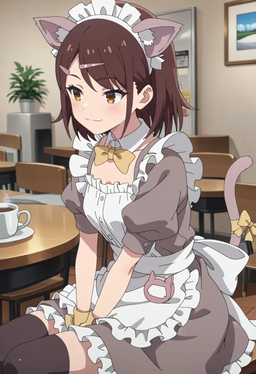 Preview of Cat_Maid LoRA