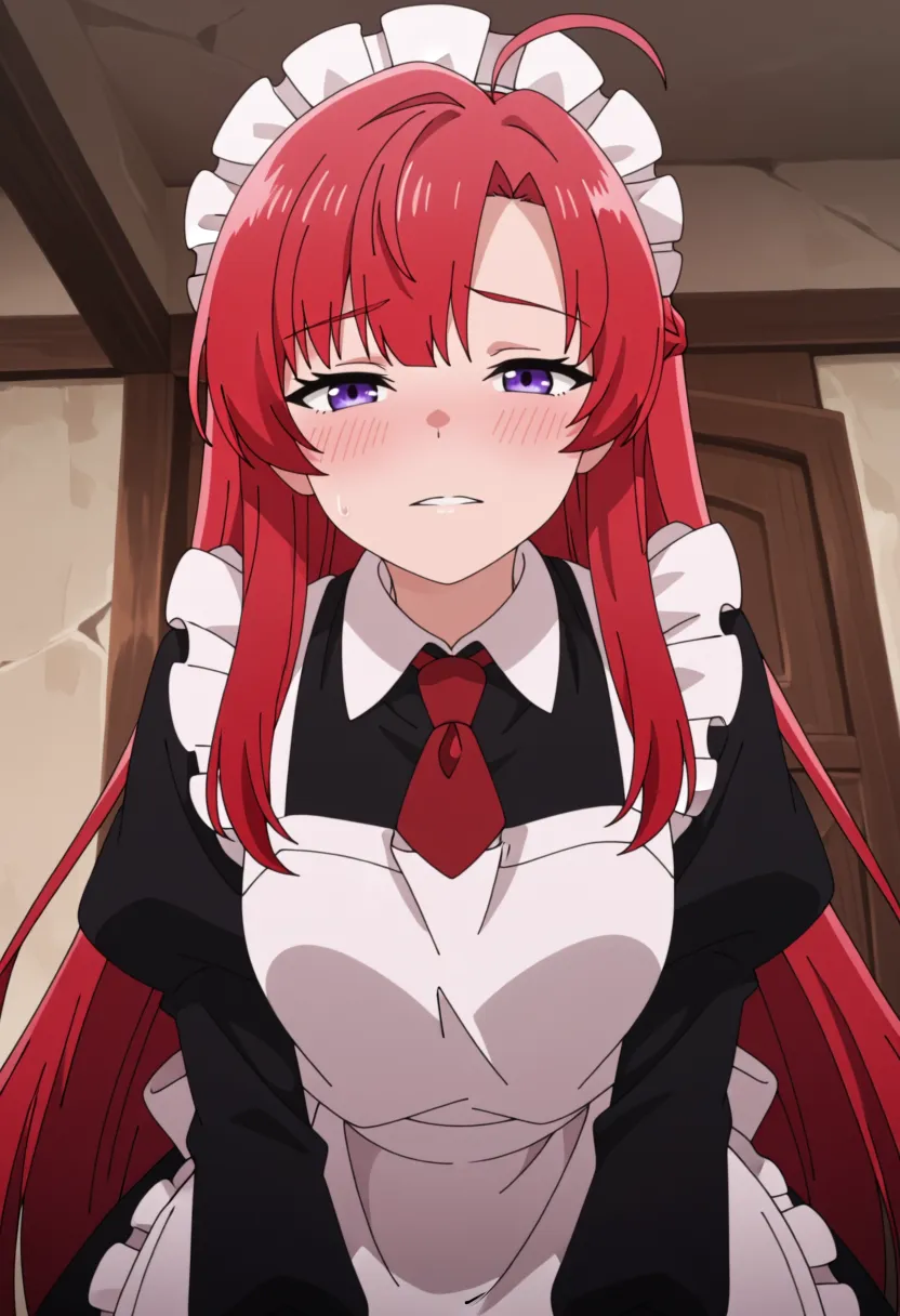Preview of Red-Haired_Maid LoRA