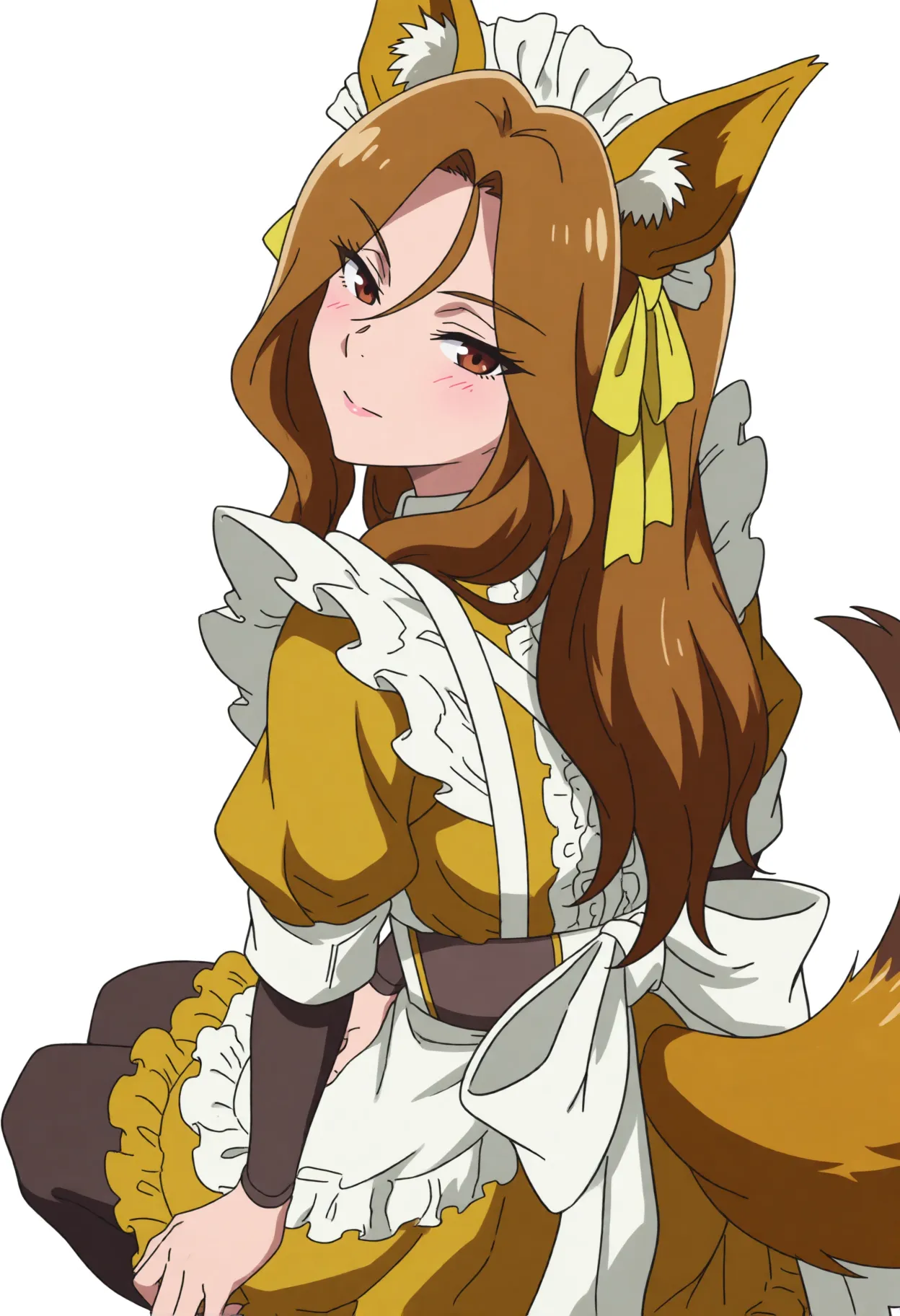 Preview of Fox Maid LoRA