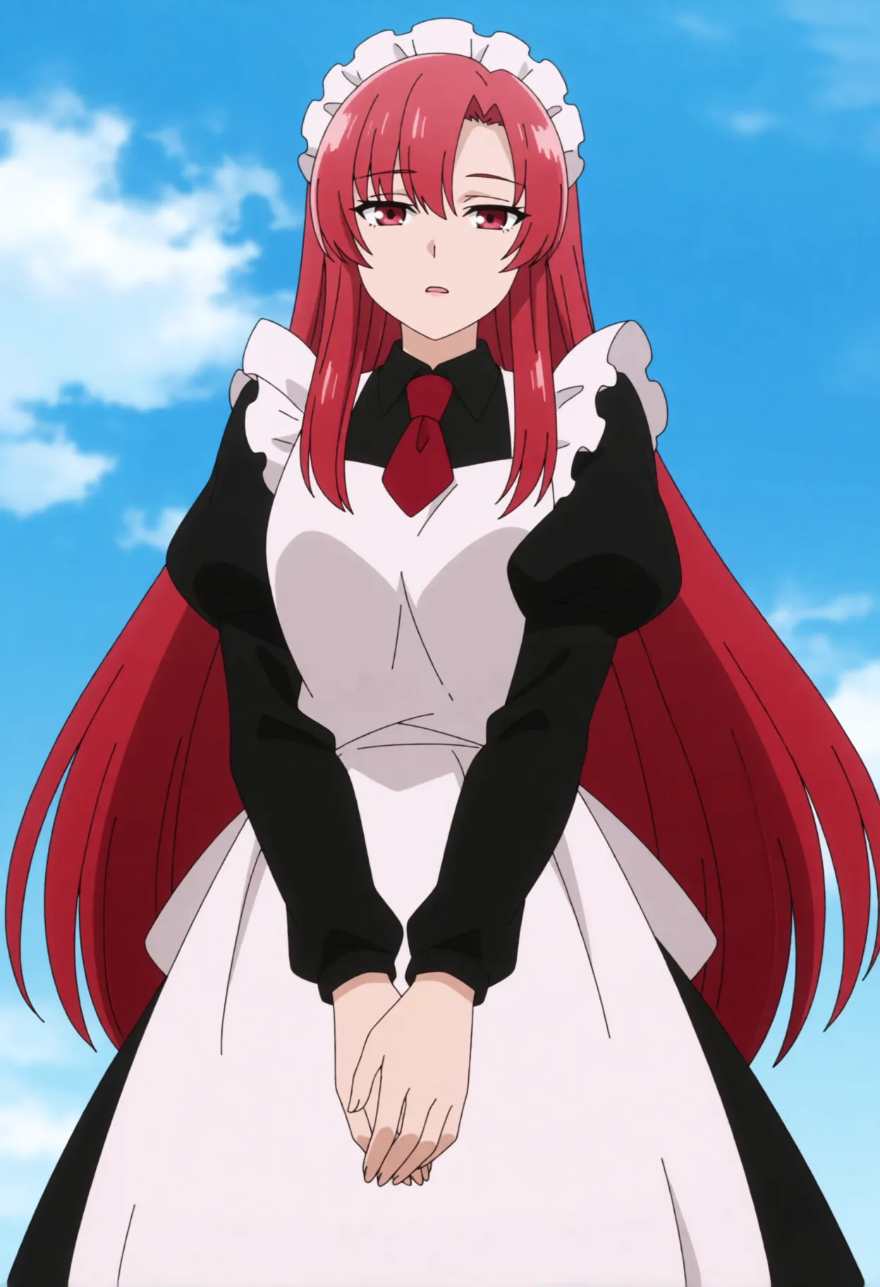 Preview of Red-Haired Maid LoRA